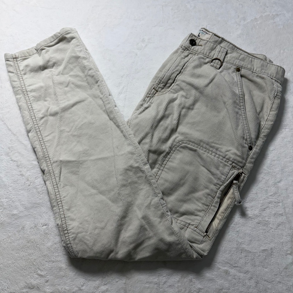 Gant By Michael Bastian‎ Men Cargo Pants Corduroy Sz 34 Utility Workwear Trouser